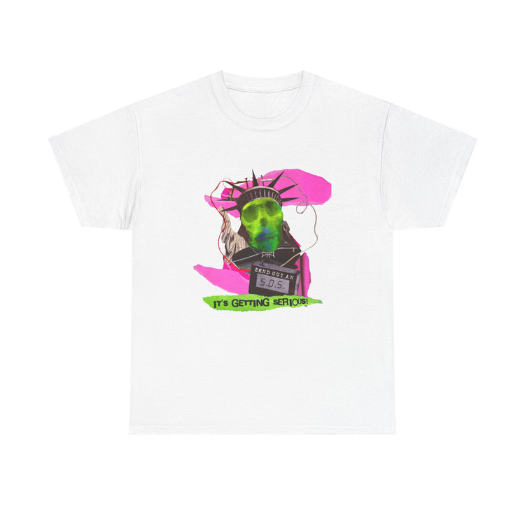 "It's Getting Serious!" - The American Dream Is Killing Me Green Day Cotton T-Shirt