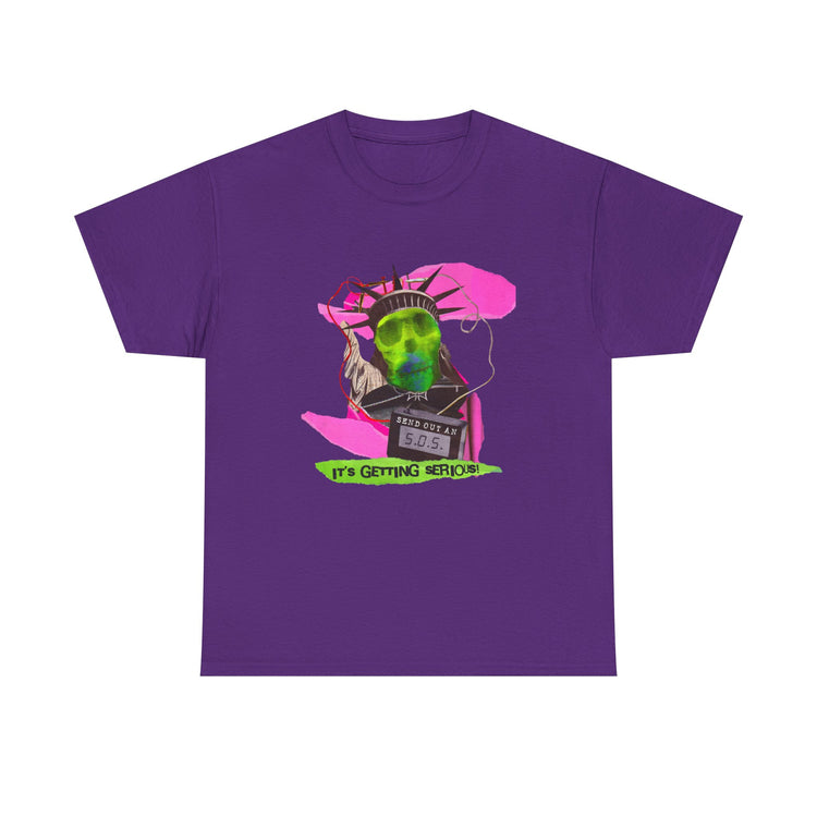 "It's Getting Serious!" - The American Dream Is Killing Me Green Day Cotton T-Shirt