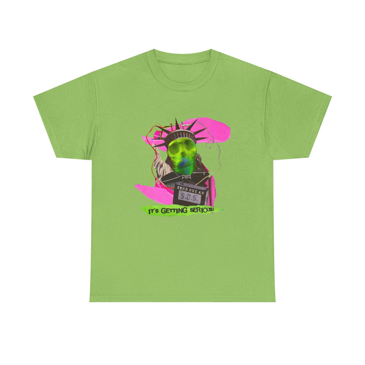 "It's Getting Serious!" - The American Dream Is Killing Me Green Day Cotton T-Shirt
