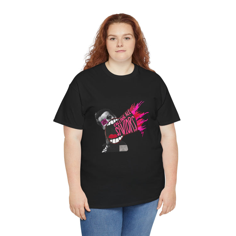 Calling All Saviors Organic T-Shirt - Unique Graphic Tee