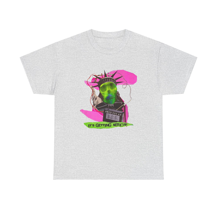 "It's Getting Serious!" - The American Dream Is Killing Me Green Day Cotton T-Shirt