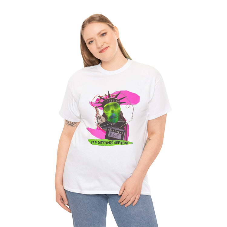 "It's Getting Serious!" - The American Dream Is Killing Me Green Day Cotton T-Shirt