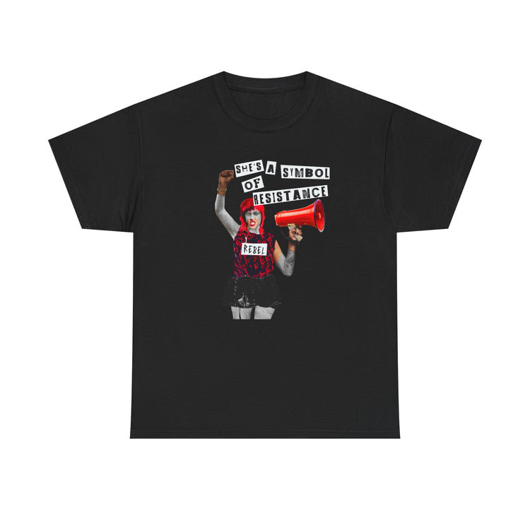 Rebel Spirit Organic Tee - 'She's a Symbol of Resistance'