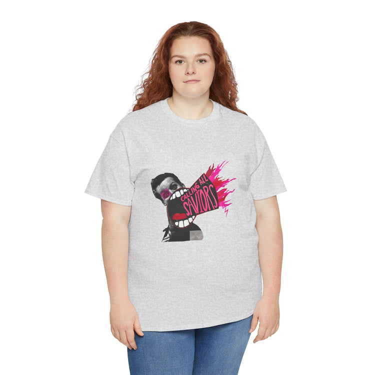 Calling All Saviors Organic T-Shirt - Unique Graphic Tee