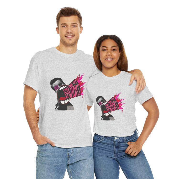 Calling All Saviors Organic T-Shirt - Unique Graphic Tee
