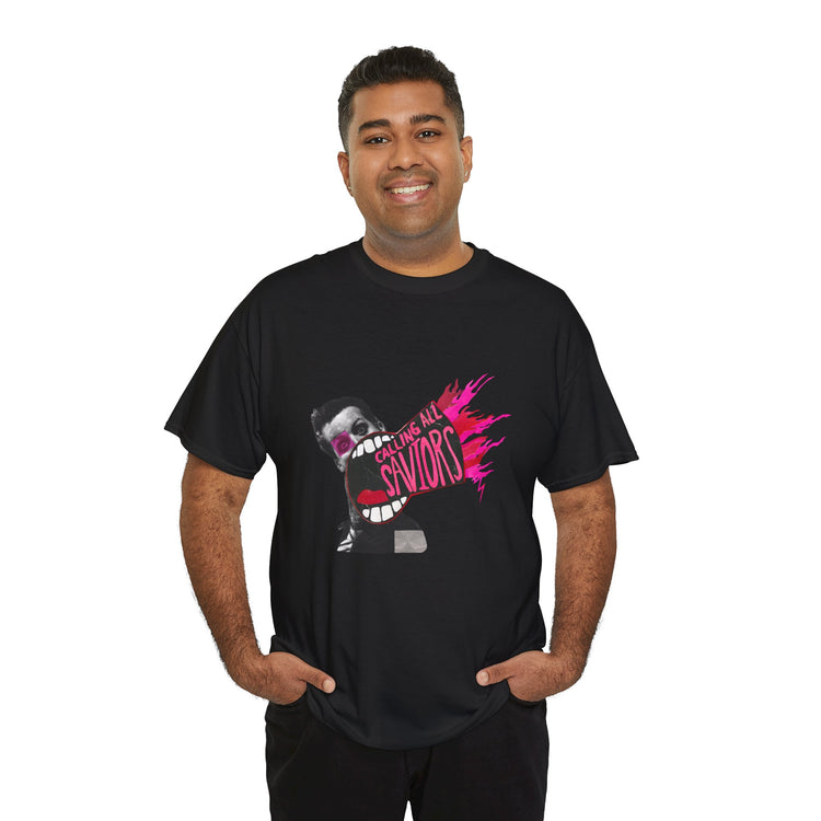 Calling All Saviors Organic T-Shirt - Unique Graphic Tee